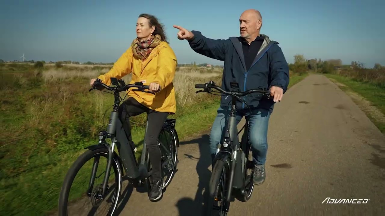 zanger Henk Poort, is helemaal overtuigd van de ADVANCED EBIKE Tour Plus