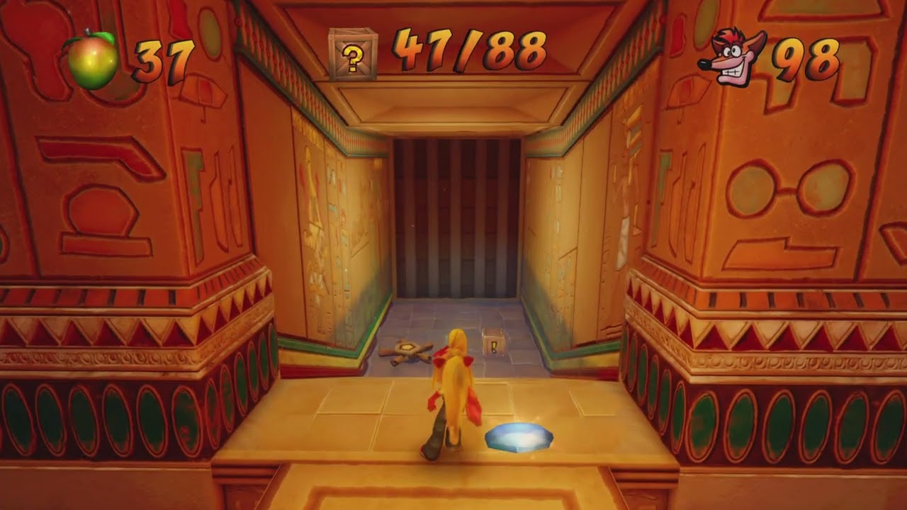 Coco Bandicoot cleans out Tomb Wader