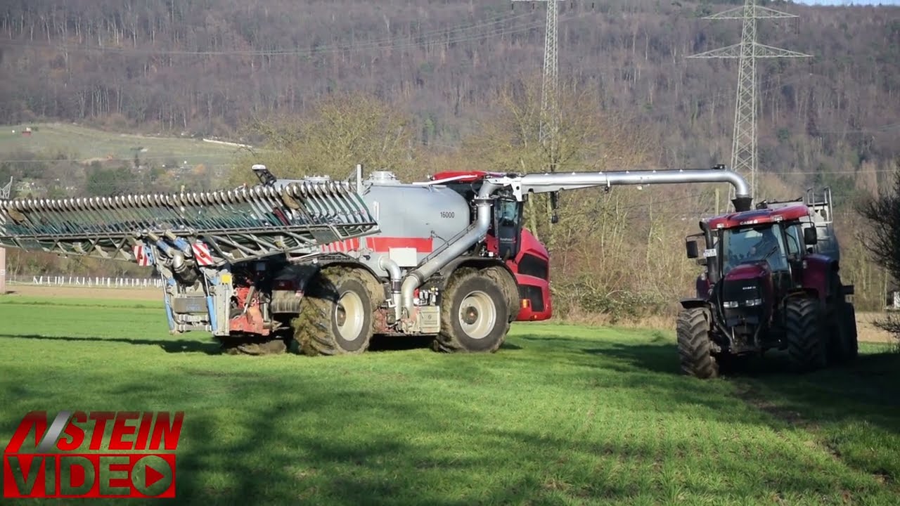 Gülle fahren 2022 HOLMER Terra Variant 435 | ZUNHAMMER mit 2 Zubringern Case / Steyr Absolut 220 cvt