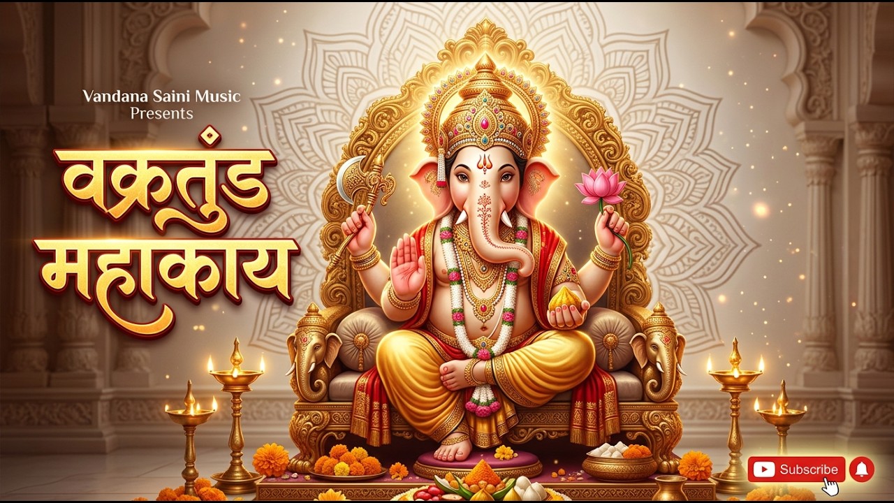 ॐ वक्रतुण्ड महाकाय सूर्यकोटि समप्रभ | Ganesh Mantra for Removing Obstacles