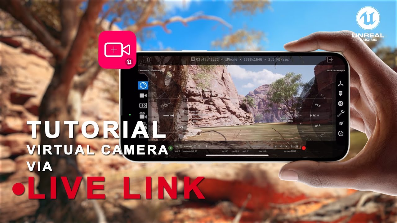Виртуальная камера Unreal Engine 5.1 по прямой ссылке II Урок II iPhone 14 pro max