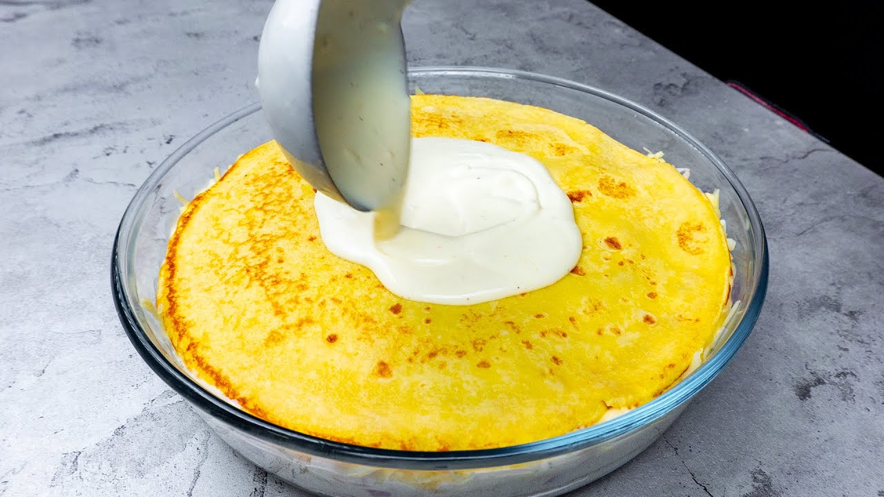 Krumplib&oacute;l k&eacute;sz&iacute;tett palacsinta! Sosem hib&aacute;zhatsz ezzel az elő&eacute;tellel