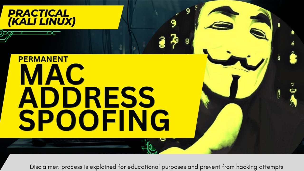 MAC Address Spoofing &mdash; Ethical Lab Demo on Kali Linux (For Learning & Testing)