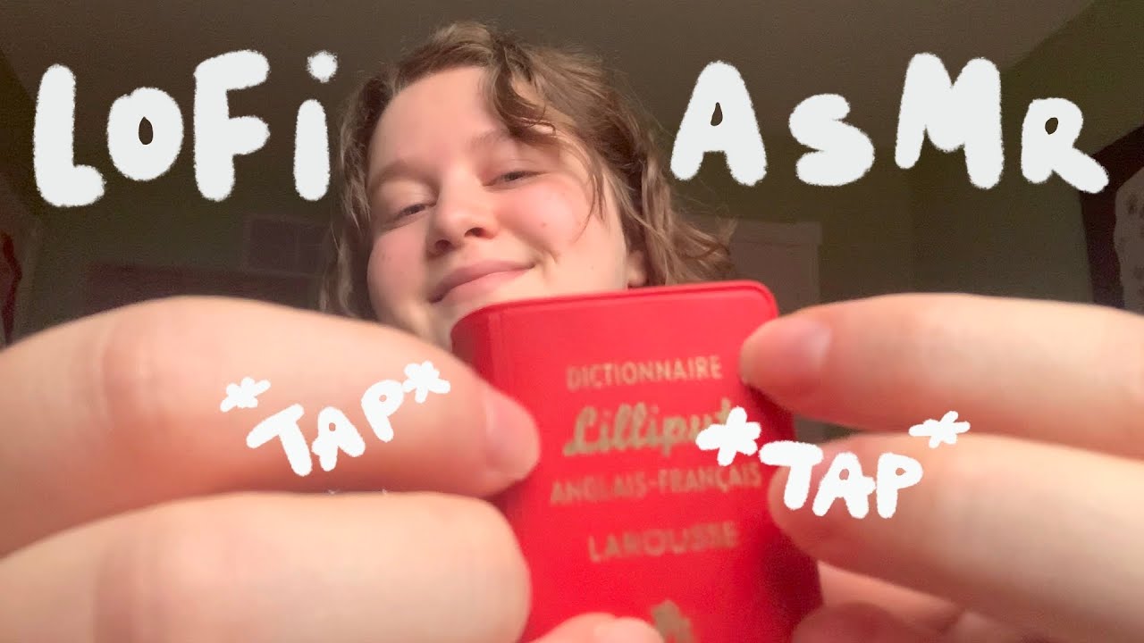 {ASMR} lofi tapping and whisper ramble 🗣