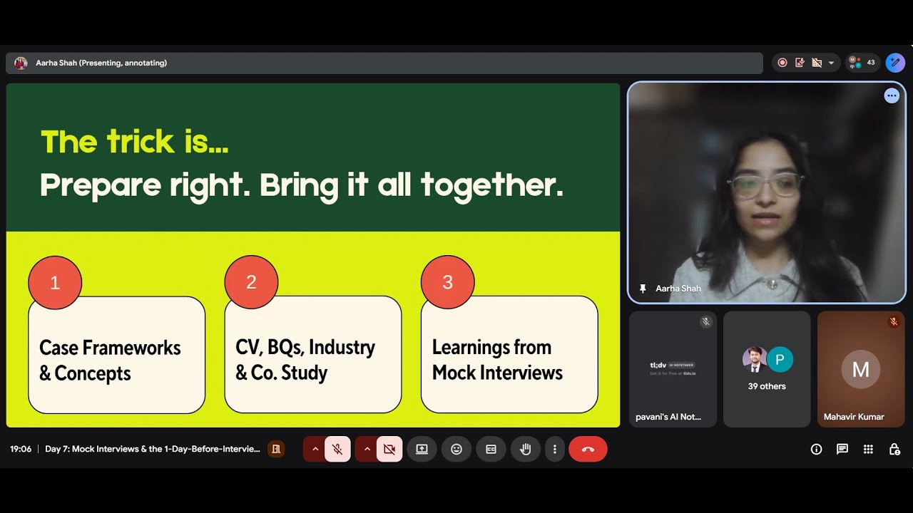 Day 7  Mock Interviews & the 1 Day Before Interview Strategy - Beyond Career
