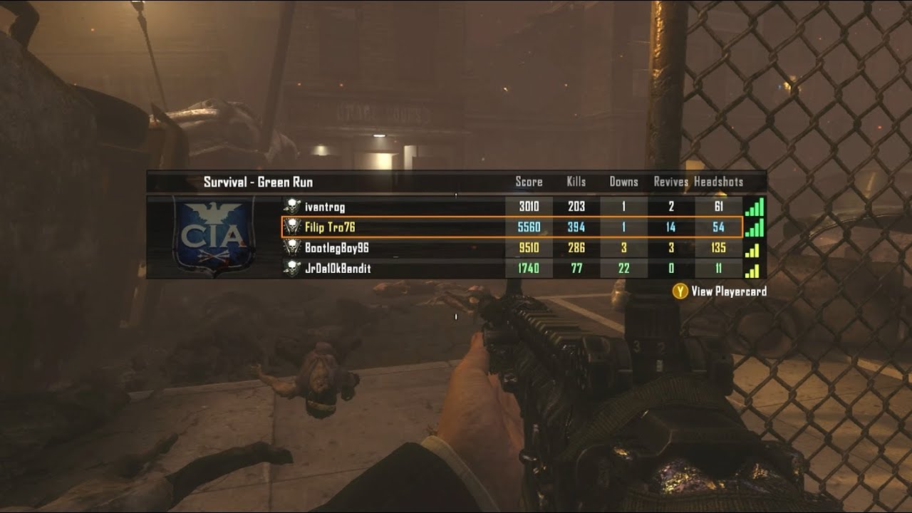 COD Black Ops BO 2 Zombies Town Survival with Randoms - Round 20 No Last Zombie Spawn Glitch