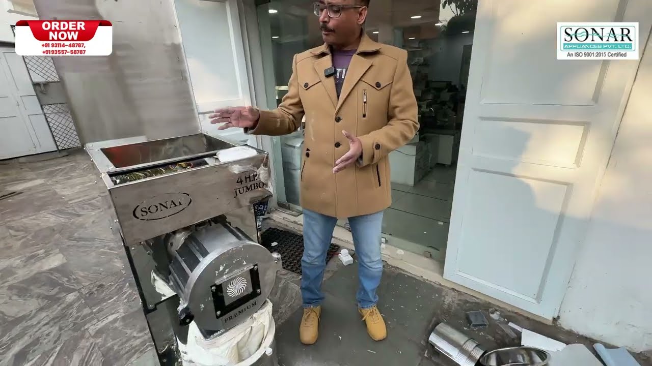 4 HP Stainless Steel 2 In 1 Atta Chakki & Masala Grinding Machine |Best Atta Chakki & Masala Grinder