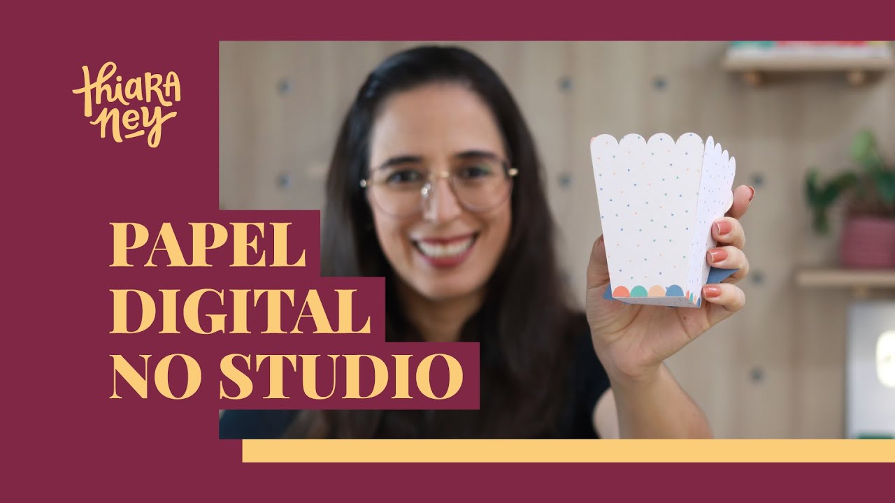 Como criar papel digital e personalizar caixinha no Studio Gratuito