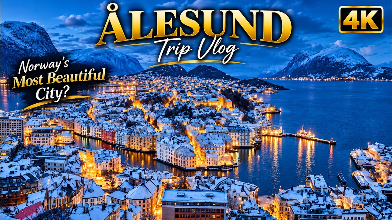 2 Days in Ålesund 🇳🇴 Norway’s Most Beautiful Winter City | CaptainsVoyage