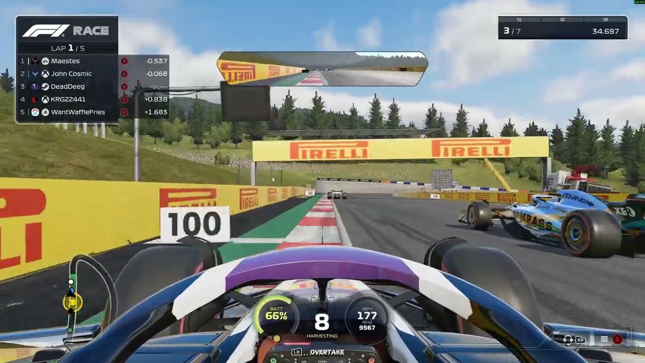 F1 Online Overtakes Ep.1...#f1game #gaming #f1 #f12025 #racing #racinggame #simracing #driving