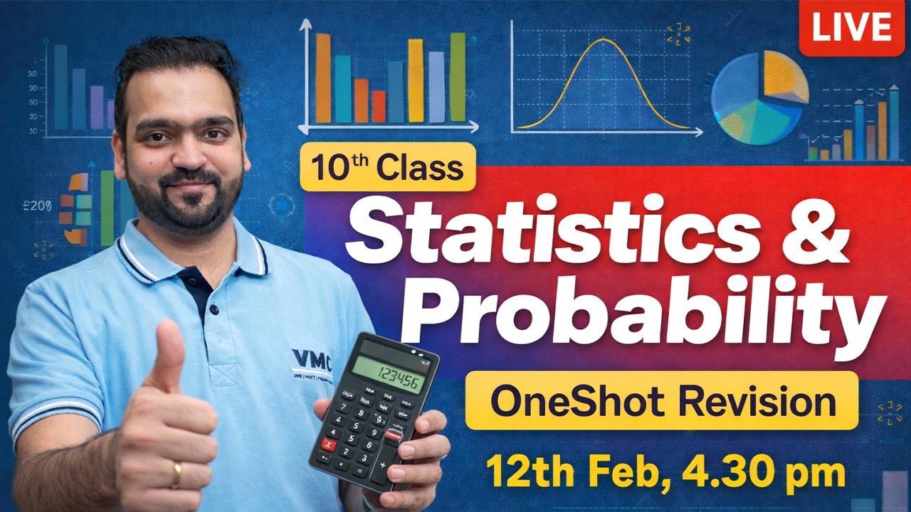 Statistics, Probability | Class 10 Maths | Full Chapter One Shot
