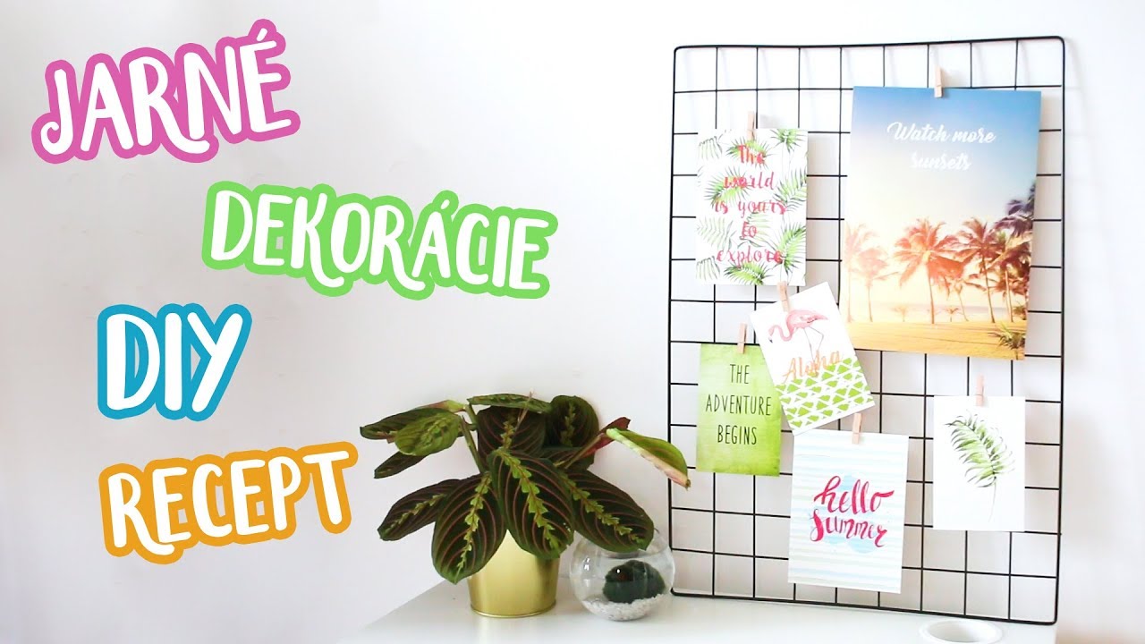 Jarné dekorácie, DIY a recept | Patra Bene
