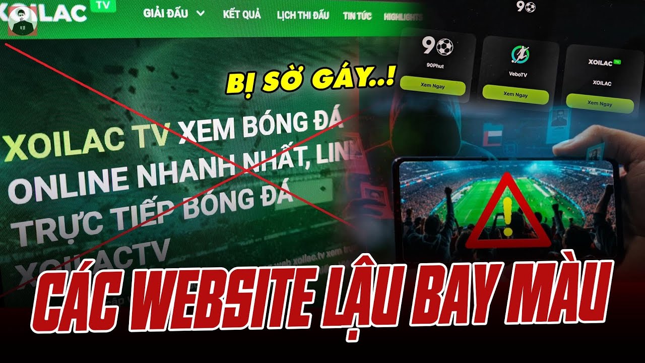 XOILAC, VEBOTV, THAPCAM BỊ SỜ GÁY: ĐÃ HẾT THỜI VI PHẠM PHÁP LUẬT??