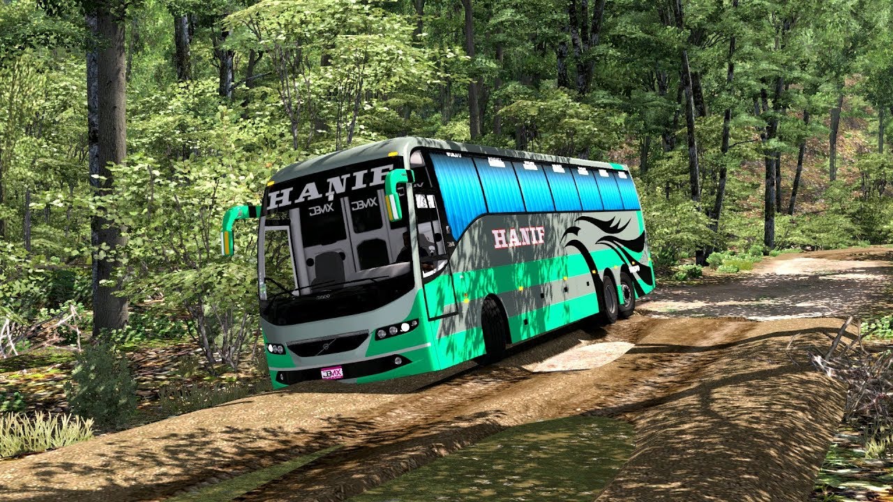 🔴 Hanif Volvo Bus Got Stuck in Mud | Euro Truck Simulator 2 Bangladesh Bus Mod