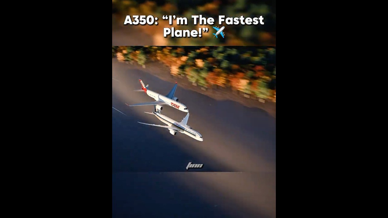 A350: &ldquo;Surely I&rsquo;m the fastest plane!&rdquo; ✈️- Concorde: &ldquo;haha, no.&rdquo; 🤣 - #aviation #plane #viralvideo