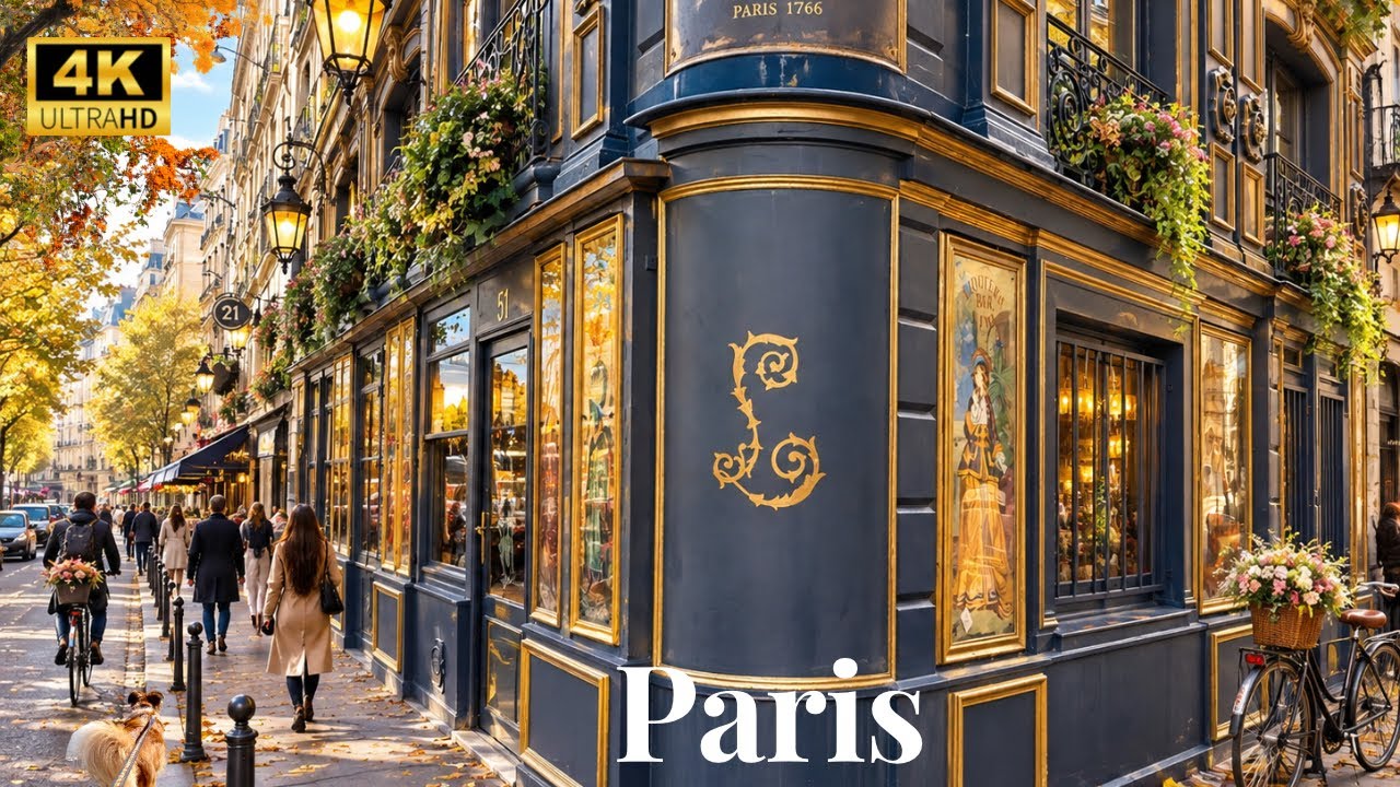 24 September 2026 PARIS 🇫🇷 FRANCE STREET WALK TOUR BEAUTIFUL AUTUMN 🍂 TOUR INSIDE ONE OF BEST EXPERI