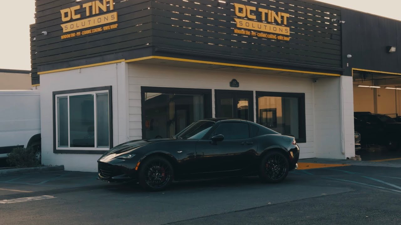 2025 Mazda MX-5 Miata RF Touring Gets Track PPF, Tint & Ceramic Coating | OC Tint Solutions