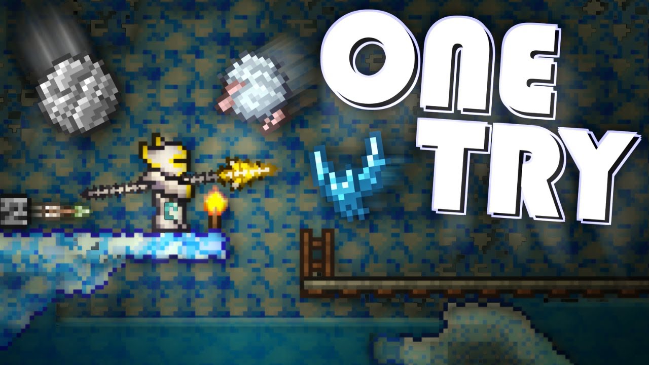 Одна попытка победить Terraria Hardcore