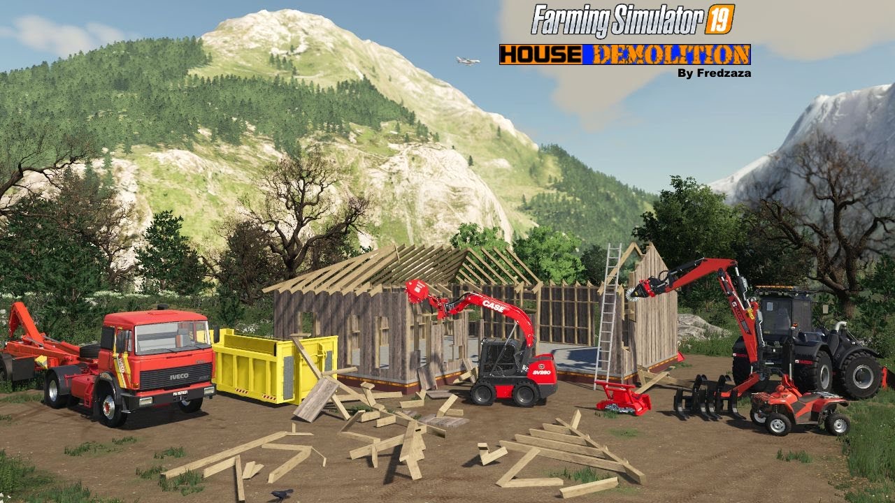 HOUSE DÉMOLITION 1/4 | Farming Simulator 19