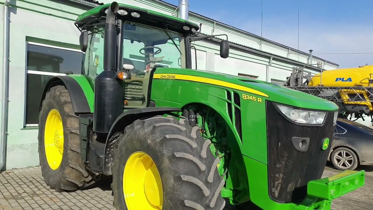 John Deere 8345 R. На прохання підписників короткий огляд після розвантаження.