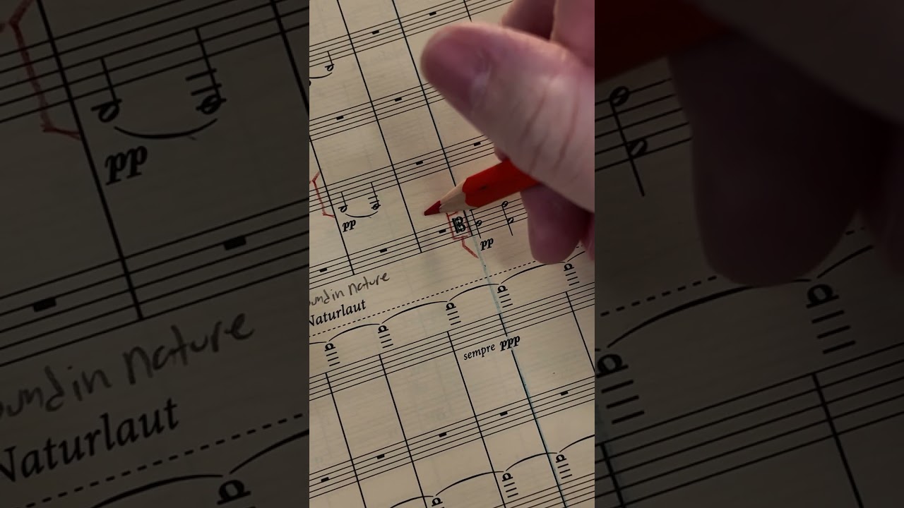 ✏️ Score Study ASMR 🎼