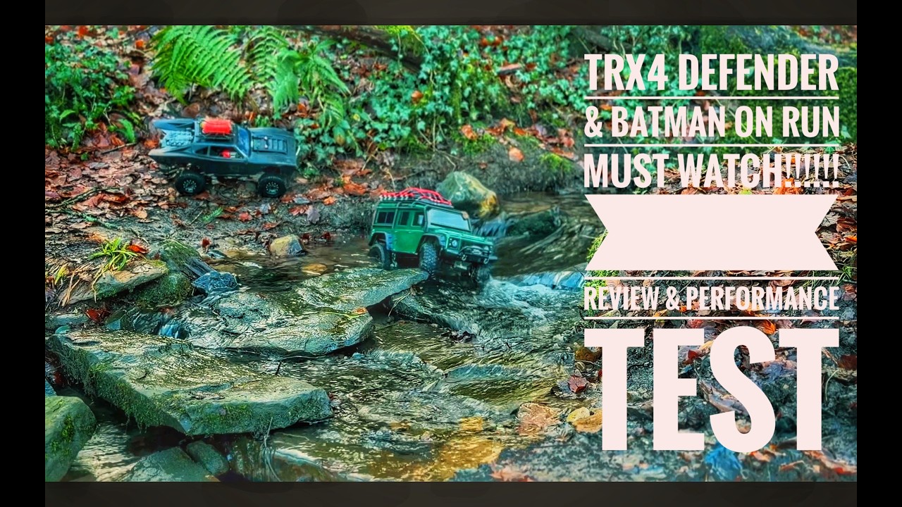Trail Gets Tough 😮 | TRX-4 Defender vs Custom Batman RC