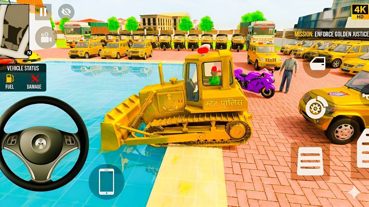 🤑Indian Thift Auto Simulator🤩Indian Showroom Purchase😯Modified Lexriy New Police DumperAnd Bike🥳Game