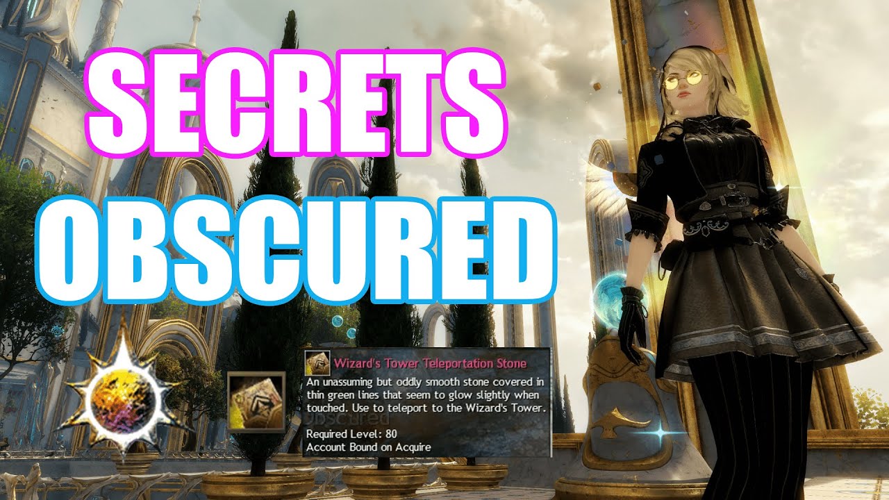 GW2 - Secrets Obscured - Wizard's Tower Teleportation Scroll - Achievement Guide - Guild Wars 2 SotO