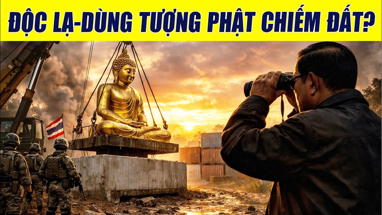Thủ đoạn lạ: Thái Lan dùng Tượng Phật chiếm đất, Gia tộc Hun rơi vào bẫy?
