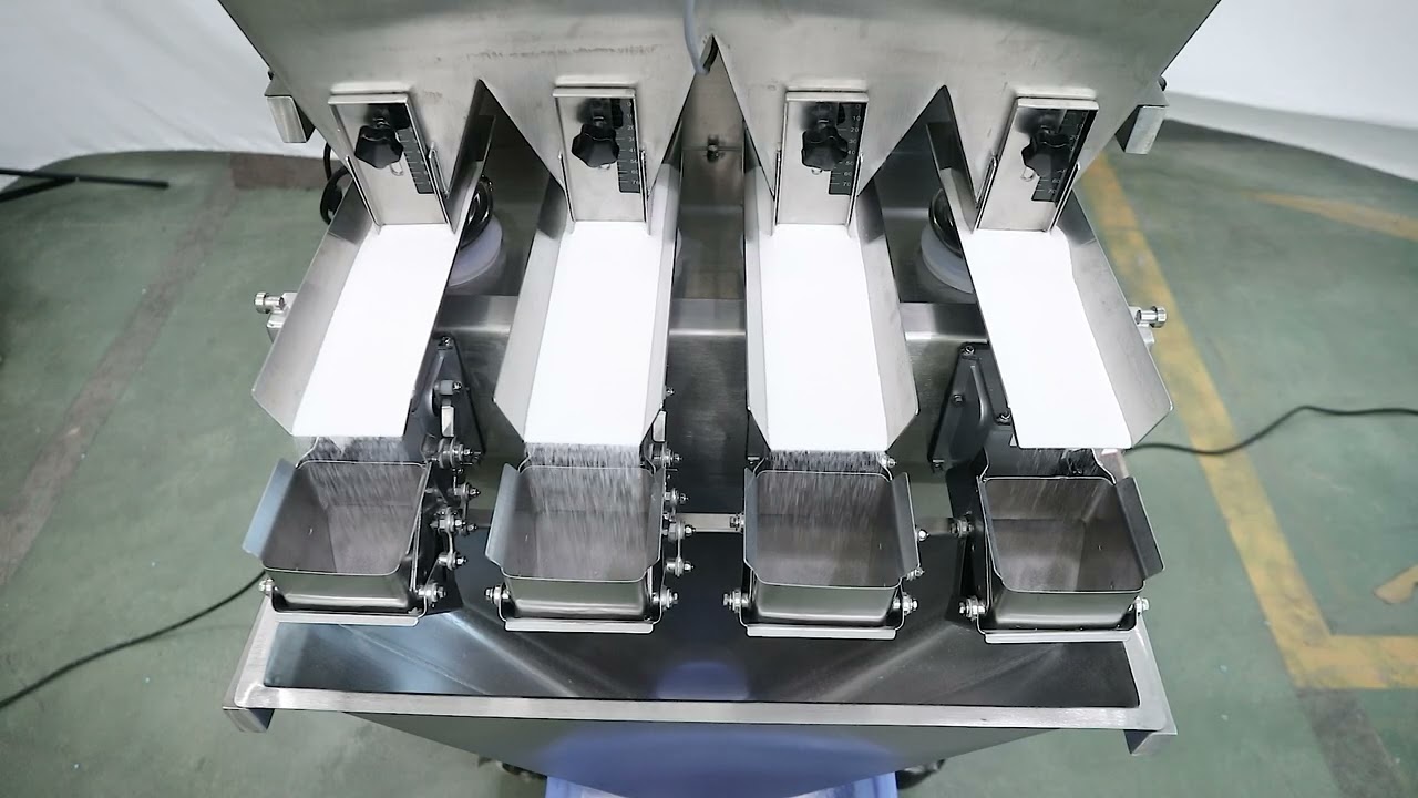 4 Heads linear weigher for weighing powder XS42 -1