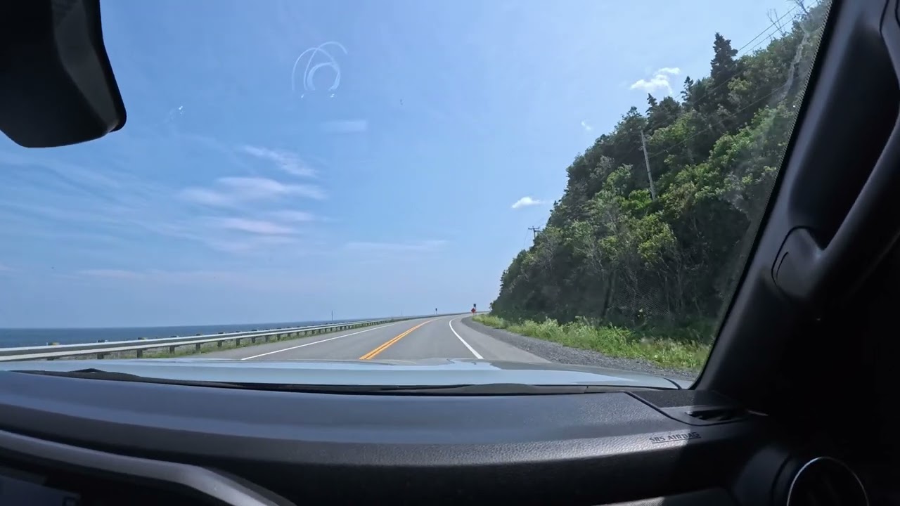 The Drive to Perce from Riviere du Loup