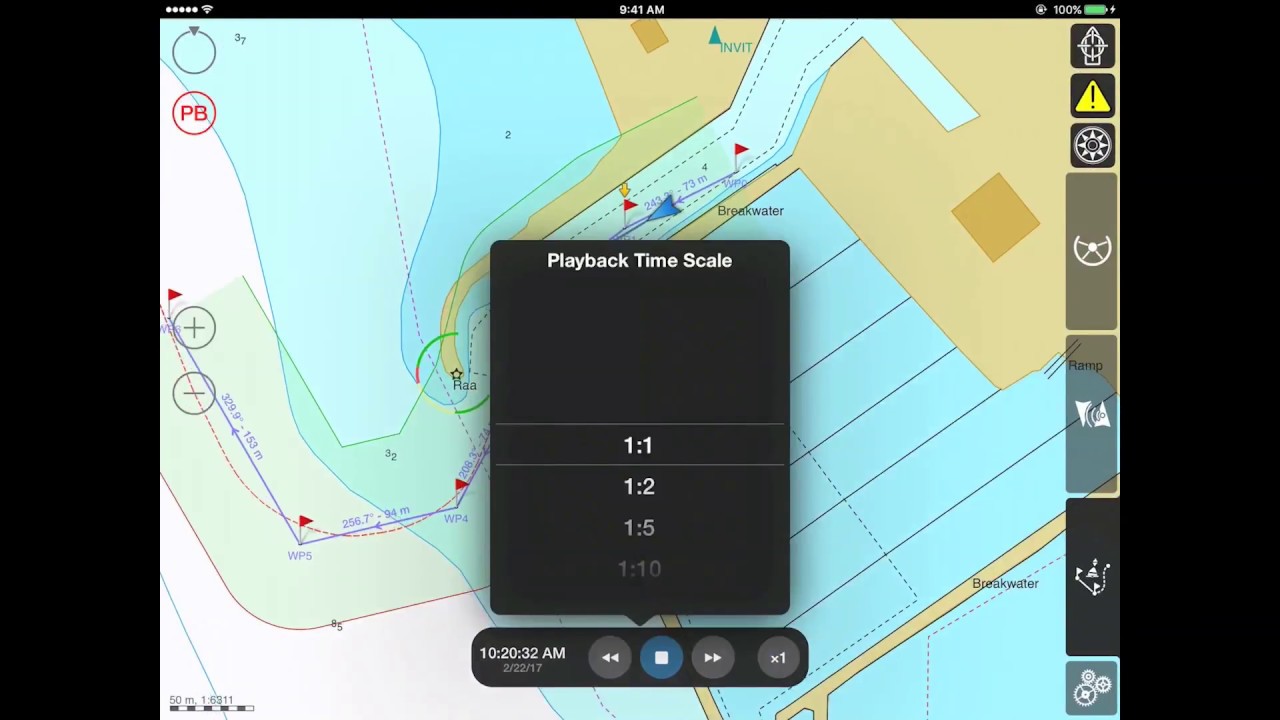 Transas iSailor - The Advanced Data Logging and Playback functionality