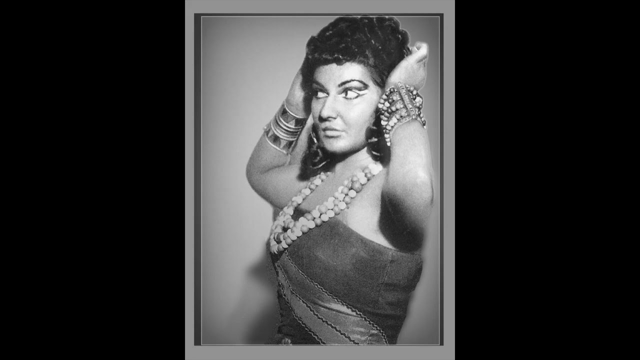 Young (1950) Maria Callas Drives Mexicans Crazy with her Huge Heroic Eb6 in Aida's Triumph Scene