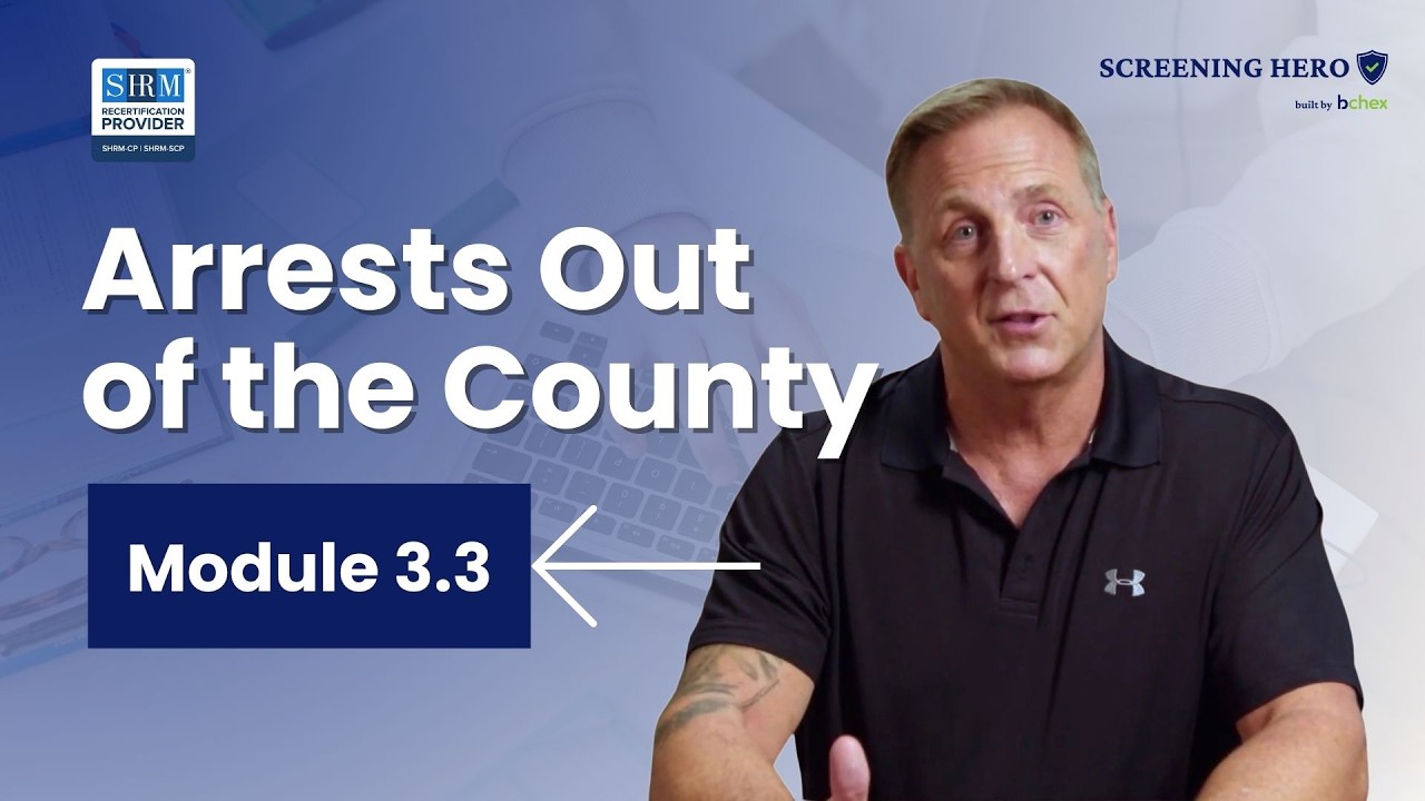 How LOCATION Impacts Arrest Records | Screening Hero Masterclass By Bchex