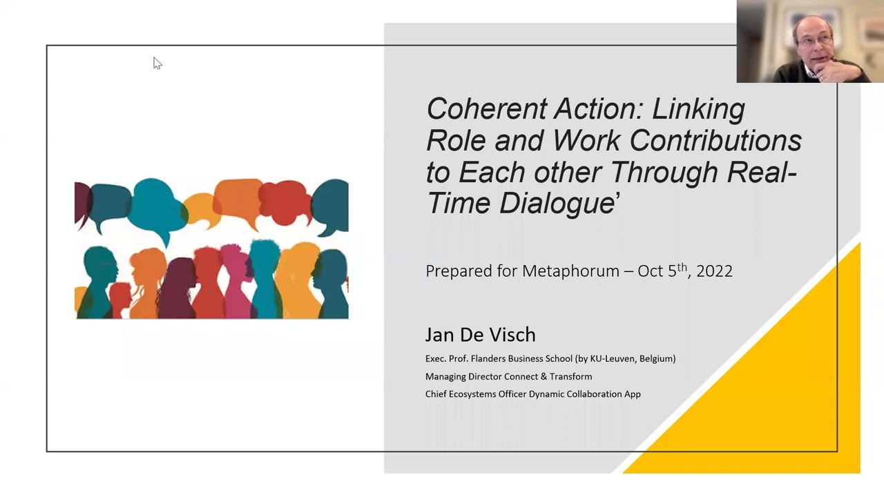 Webinar 2022 10 05 Jan De Visch. ‘Coherent Action: