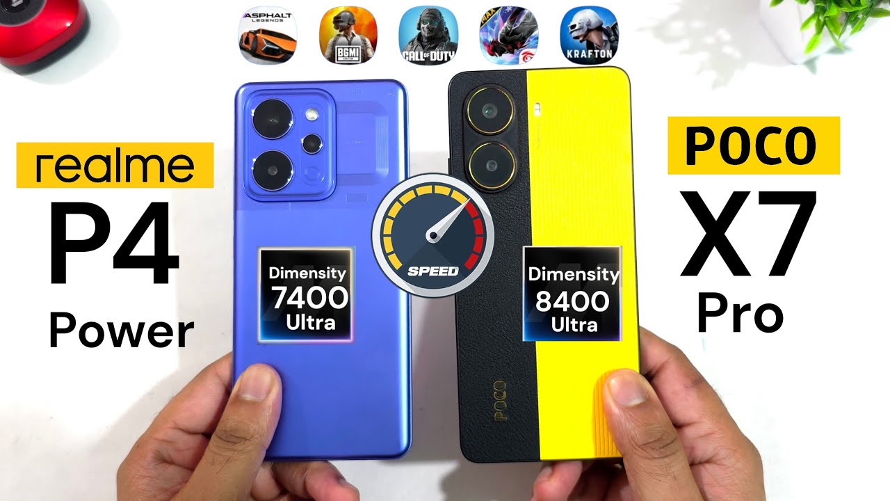 Test prędkości Realme P4 Power kontra POCO X7 Pro 🔥🔥🔥 #realmep4power #pocox7pro