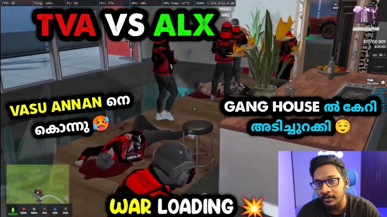 Tva Vs Alx 🥵Vasu Annan നെ കൊന്നു 😡Alx നെ Gang House ൽ കേറി അടിച്ചുറക്കി 😌War Loading 💥| Tva