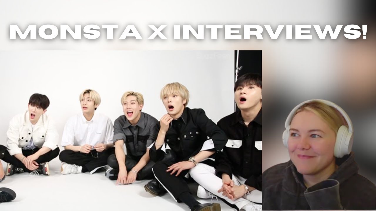 MONSTA X INTERVIEWS! (the puppy interview & song association)