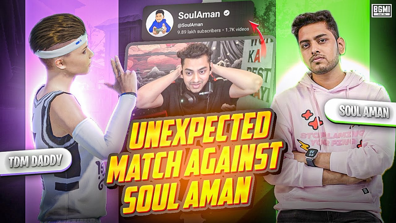 I CHALLENGED TO 🥵 @SoulAman  | MOST INSANE MATCH EVER | BGMI/PUBGM #bgmi #pubgmobile #s8ul #tdm