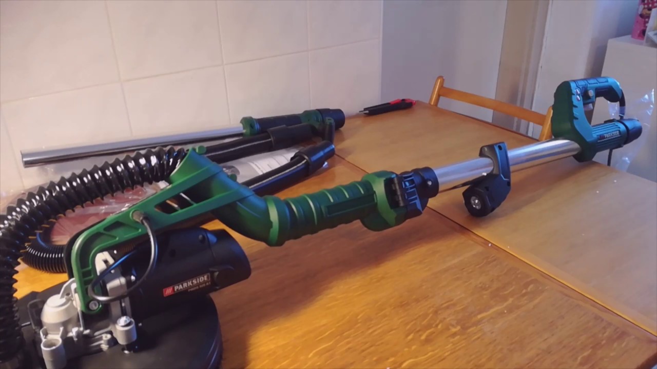 Parkside PWDS 920 A1 fal és mennyezetcsiszoló ( Lidl)  ( Scheppach ) kicsomagolás UNBOXING