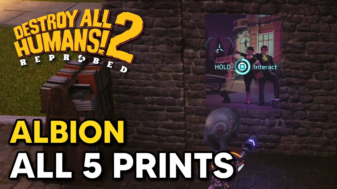 Albion All Print Locations in Destroy All Humans 2 Reprobed (Poster Locations)