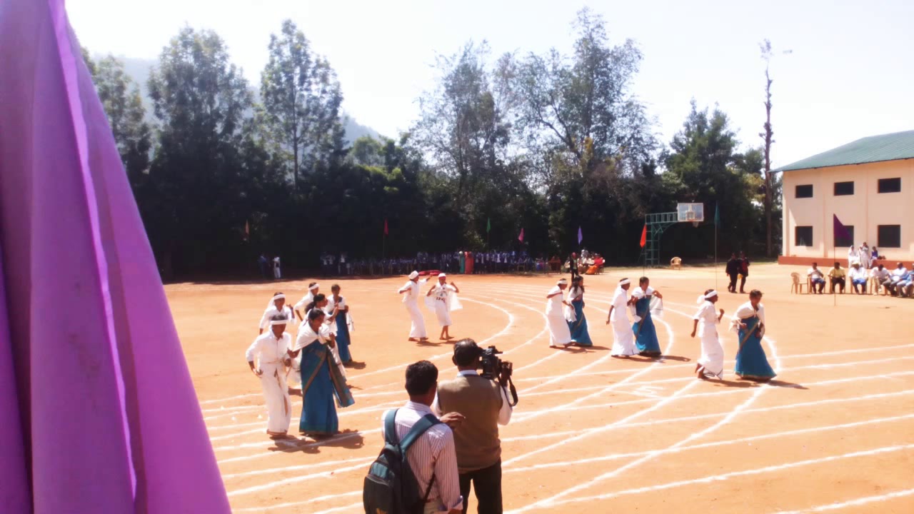 Providence college for women coonoor sports day performance of duet baduga dance