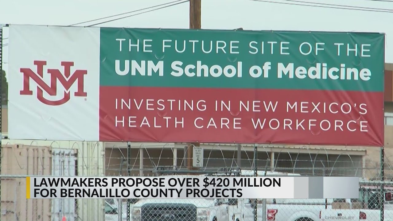 Lawmakers earmark millions in funding for potential projects in Albuquerque