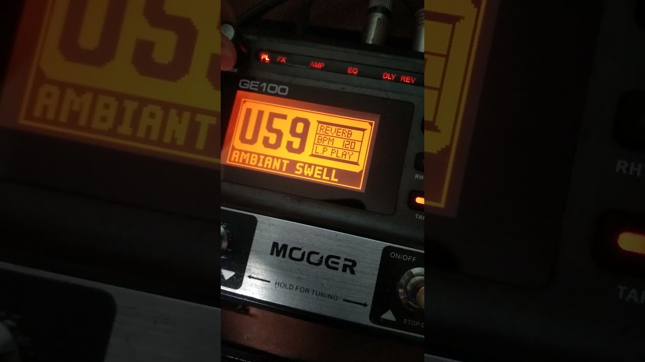 Mooer ge 100 patches ambiant swell