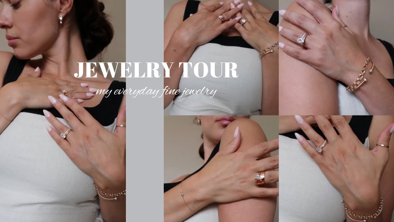 My everyday jewelry | fine jewelry tour 💍 *rose gold* #jewelry #goldjewelry #rosegoldjewelry
