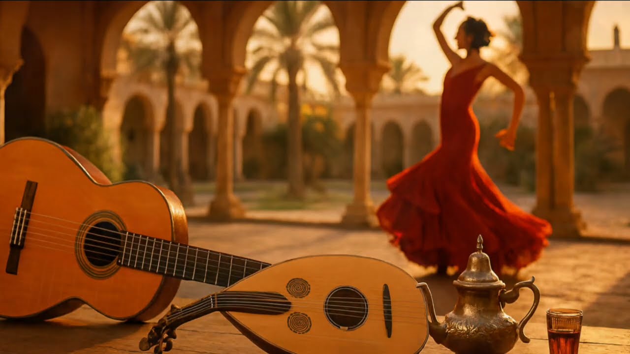 Spanish Guitar & Arabic Oud – Flamenco Fusion for Relaxation & Meditation