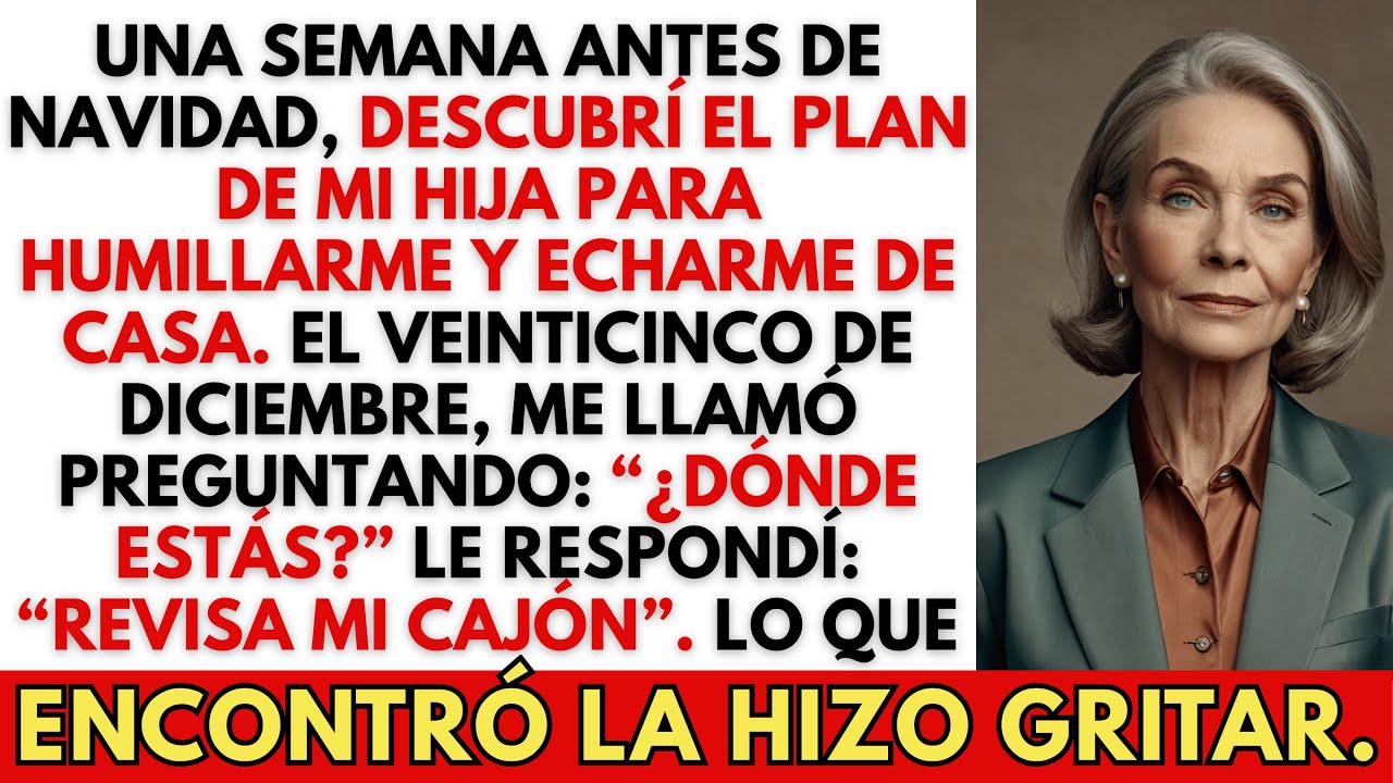 Una Semana Antes de Navidad, Descubrí Que Mi Hija Planeaba Humillarme