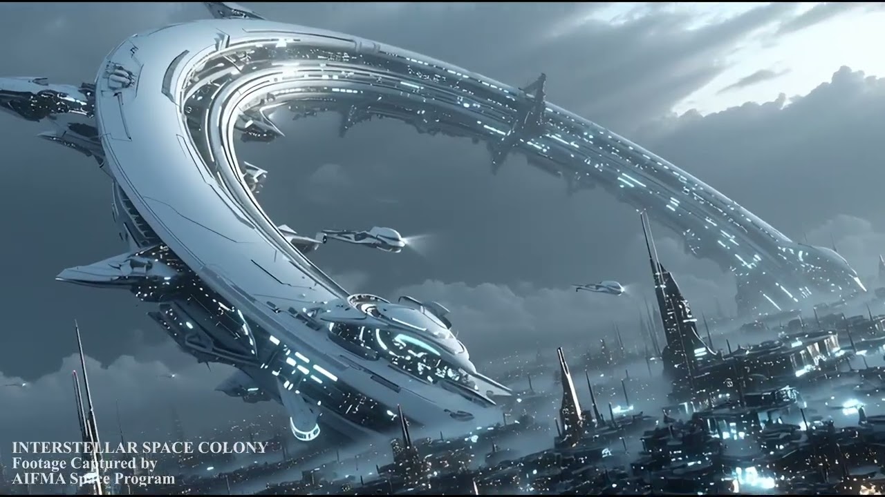 INTERSTELLAR SPACE COLONY - Footage Captured by AIFMA Space Program