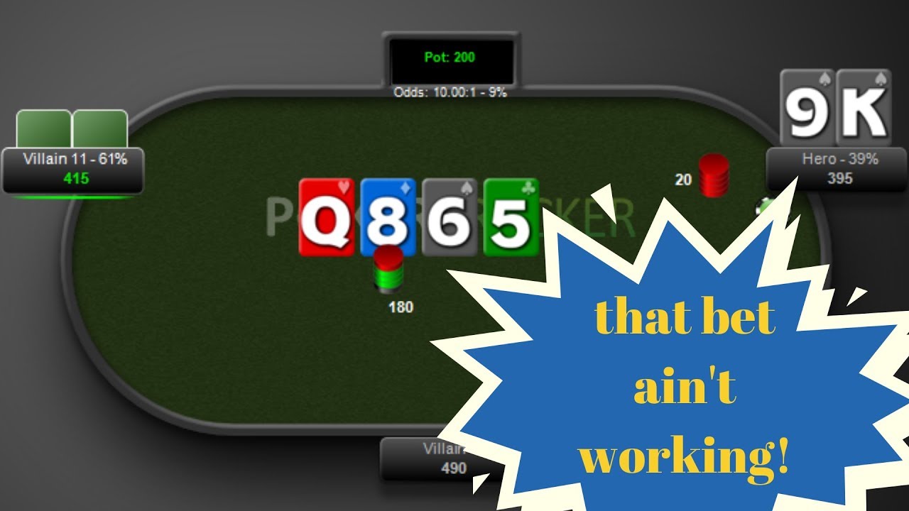Leak: Inefficient turn cbet sizing | 5-min poker coach