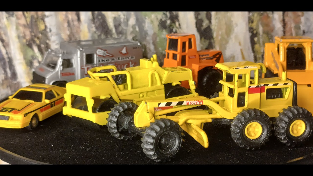 Tonka small models, diecast and tin.